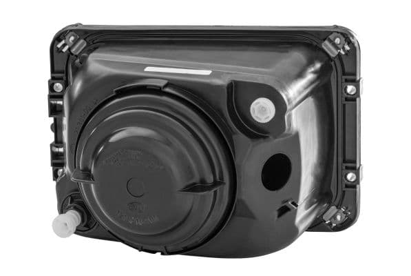 Koplamp Links (H4/T4W, elektrisch, met motor, kleur invoegen: zilver) past: MERCEDES LK/LN2, T2/LN1 01.84-12.98