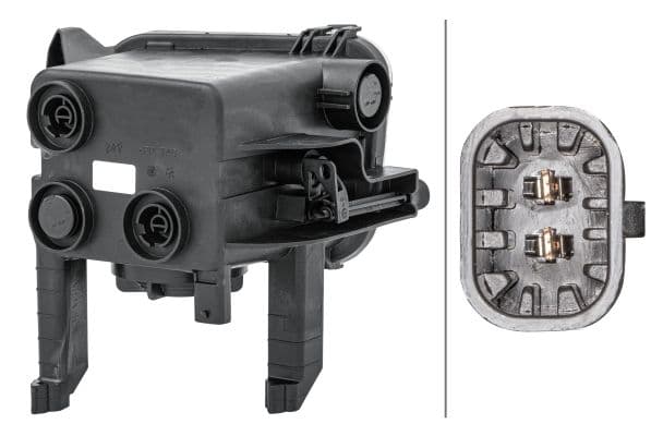 Mistlamp Voor Links (H3) past: OPEL MERIVA A 05.06-05.10