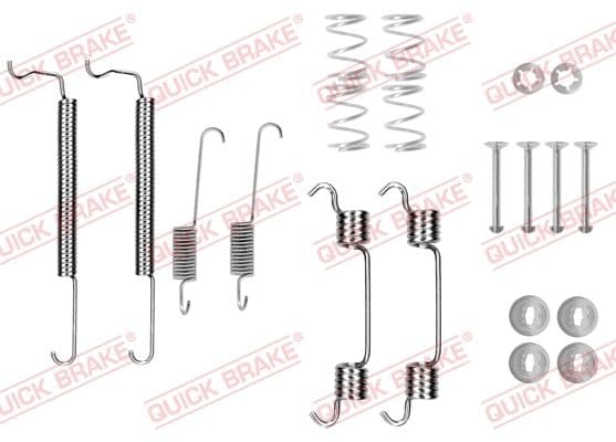 Accessory Kit, brake shoes