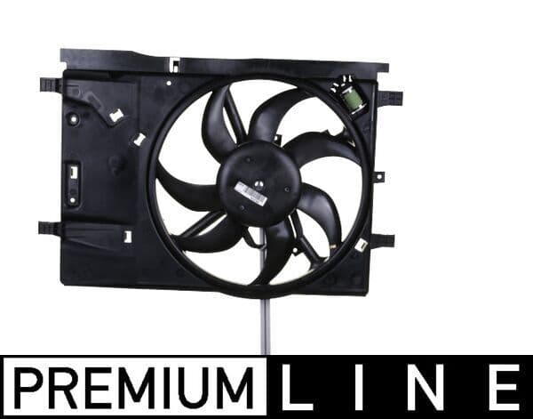 Radiatorventilator (met huisvesting) past: FIAT FIORINO, QUBO 1.4 11.07-