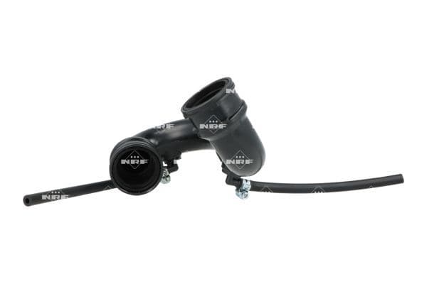 Intercooler slang (midden, diameter 40,5/41mm, lengte 370mm, zwart, volledig) past: DACIA LOGAN, LOGAN MCV, SANDERO  RENAULT CLIO II, CLIO III, KANGOO, KANGOO EXPRESS, LOGAN I 1.5D/1.9D 02.00-