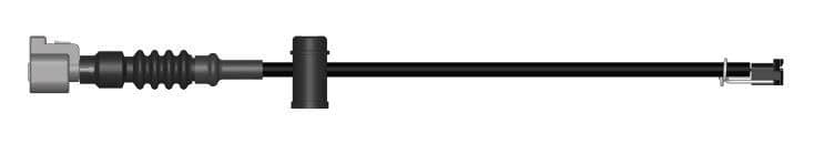 Sensor remblokslijtage Voor past: LEXUS LS  TOYOTA CELSIOR 4.3 08.00-08.06