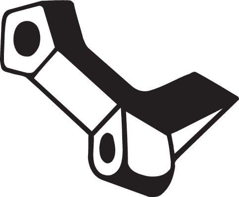 Uitlaatsysteem hanger past: AUDI A2, A3, A4 B5, A4 B6, A4 B7, A4 B8, A6 C5, A8 D2, ALLROAD C5, TT  SEAT ALTEA, ALTEA XL, AROSA, CORDOBA, EXEO, EXEO ST, IBIZA III, LEON, TOLEDO II 1.0-3.6 11.94-06.21