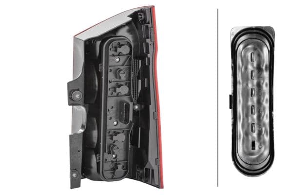 Achterlicht Rechts (P21W, anti-fog licht, achteruitrijlicht, Voor voertuigen met achterboard) past: MERCEDES VITO / KLASA V W447 03.14-