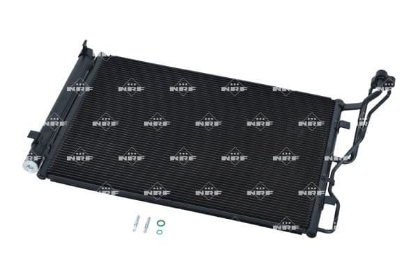 A/C condensator (met droger) past: HYUNDAI I40 I, I40 I CW 1.7D 07.11-05.19