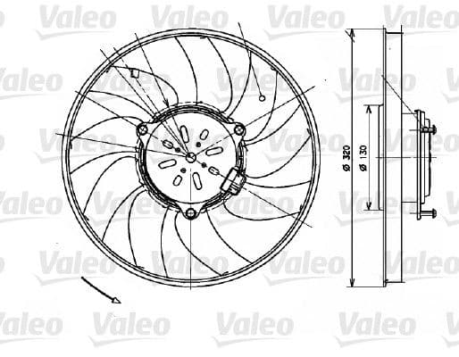 Radiatorventilator Rechts past: MERCEDES SPRINTER 3,5-T (B906), SPRINTER 3,5-T (B907), SPRINTER 3,5-T (B907, B910), SPRINTER 3-T (B906), SPRINTER 3-T (B907), SPRINTER 4,6-T (B906) 1.8-3.5 04.06-