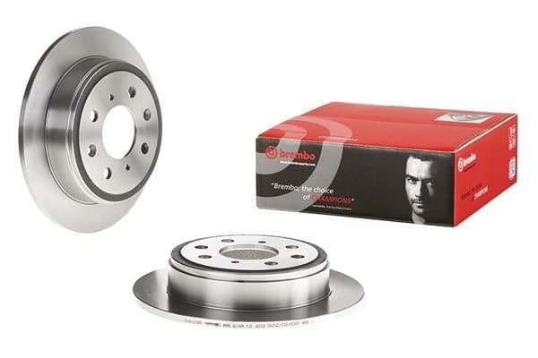 Brake disc Achter Links/Rechts past: HONDA CITY, CITY III, CITY IV, CIVIC V, CIVIC VI, CRX III, JAZZ II 1.2-1.6 10.91-10.08