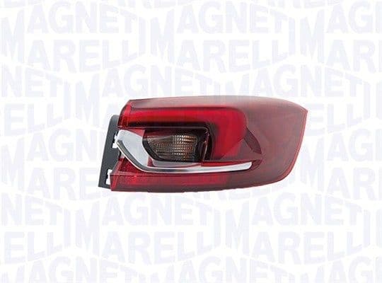 Achterlicht Rechts (extern, LED/P21W, met een verlicht welkomst effect) past: OPEL INSIGNIA B Stationwagon 03.17-12.19