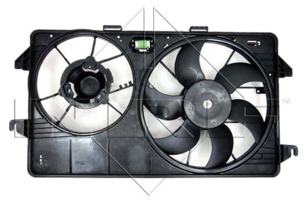 Radiatorventilator (met huisvesting) past: FORD TOURNEO CONNECT, TRANSIT CONNECT 1.8/1.8D/1.8LPG 06.02-12.13