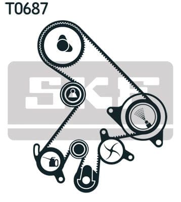 Timing belt set