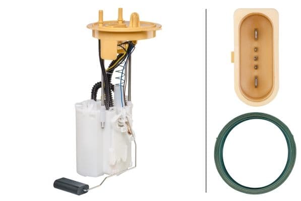 Elektrische brandstofpomp (module) past: AUDI A3, A6 C5, A6 C6  SKODA OCTAVIA I, OCTAVIA II  VW BORA I, CC B7, PASSAT B5.5, PASSAT B6 1.6D-2.7D 09.96-12.16