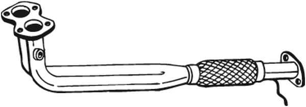 Uitlaatpijp Voor (flexibel) past: ROVER 200 II 1.4 11.95-03.00