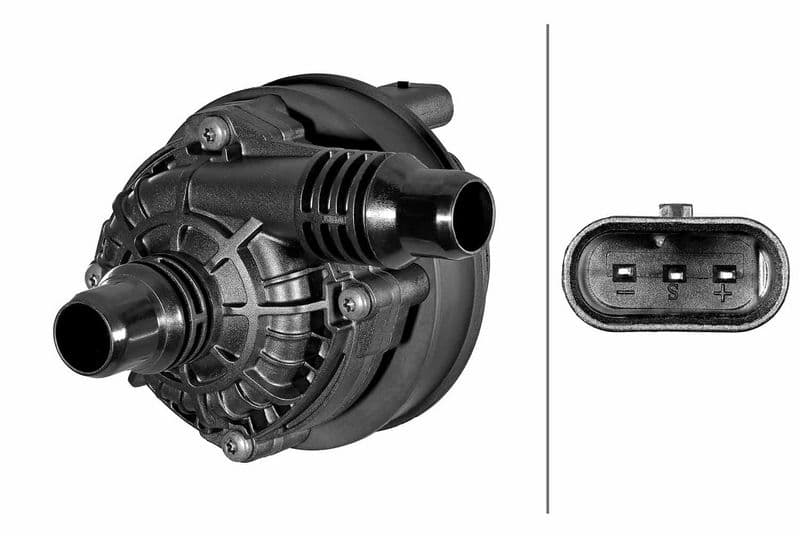Extra waterpomp (werkingsmodus elektrisch) past: MERCEDES A (V177), A (W177), AMG GT (C190), AMG GT (R190), B SPORTS TOURER (W247), C (A205), C (C205), C T-MODEL (S205), C (W205) 1.3-Electric 12.13-