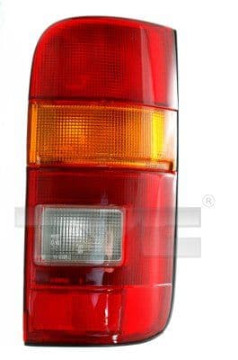 Achterlicht Rechts (kleur indicator oranje, kleur van het glas red) past: TOYOTA HIACE IV Bus / Volledig lichaam 08.87-12.04