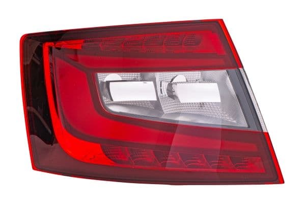 Achterlicht Links (LED/P21W, anti-fog licht, achteruitrijlicht) past: SKODA OCTAVIA III 06.16-11.19