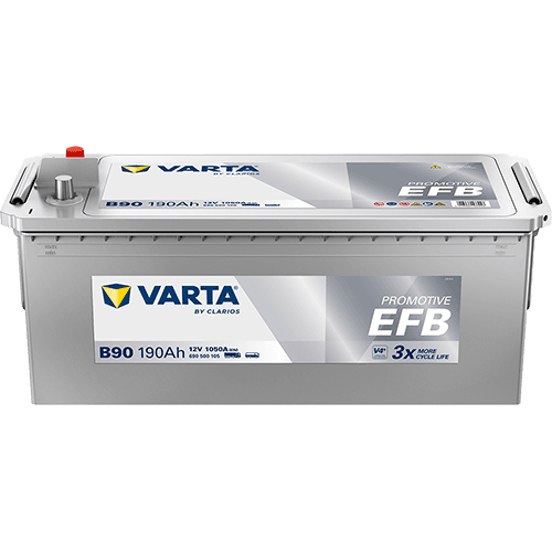 Batterij 12V 190Ah/1050A (EN) PROMOTIVE EFB (L+) 513x223x223 B00 - geen montageflens (Beginnen/EFB)