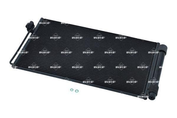 A/C condensator (met droger) past: BMW 5 (E60), 5 (E61), 6 (E63), 6 (E64), 7 (E65, E66, E67) 2.0D-4.4D 06.02-12.10