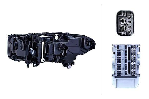 Koplamp Rechts (LED, geen controller) past: BMW 5 G30, G31, G38, F90 02.17-04.20