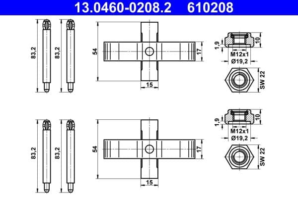 Accessory Kit, disc brake pad