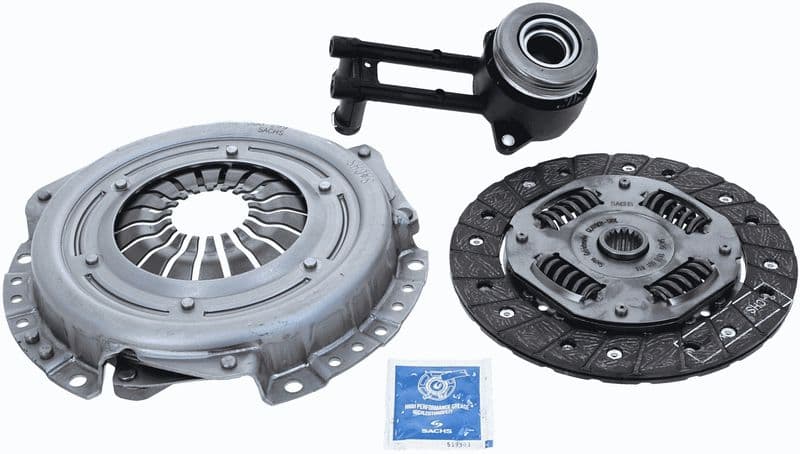Koppelingskit met hydraulisch lager (190mm) past: FIAT STILO  FORD FIESTA V, FUSION, KA  MAZDA 2 1.2-1.9D 06.98-12.12