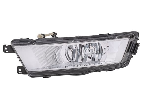 Mistlamp Voor Links (H8, verchroomd) past: SKODA RAPID 07.12-03.17
