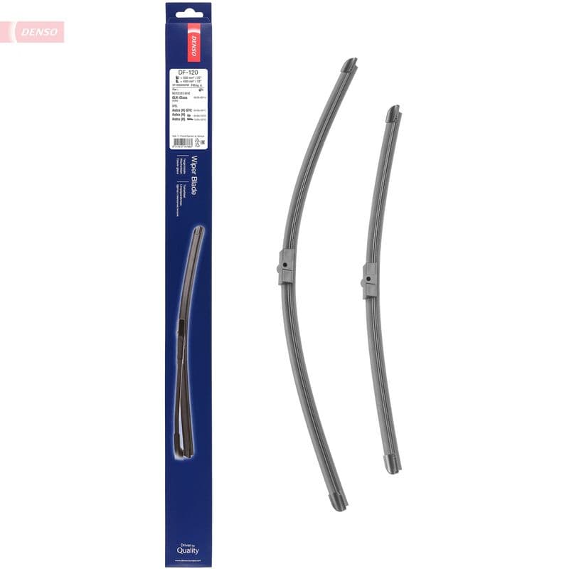 Wisserblad voegloos Voor (2pcs) Flat Blades 550/450mm past: MERCEDES GLK (X204)  OPEL ASTRA H, ASTRA H CLASSIC, ASTRA H GTC 01.04-