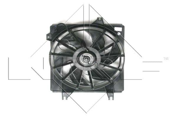 Radiatorventilator (met huisvesting) past: HYUNDAI COUPE I 2.0 08.96-04.02