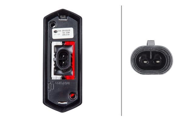 Markeringslichten Links/Rechts, red/wit, LED, hoogte 99,2mm  breedte 37,5mm  diepte 37,7mm, 12V