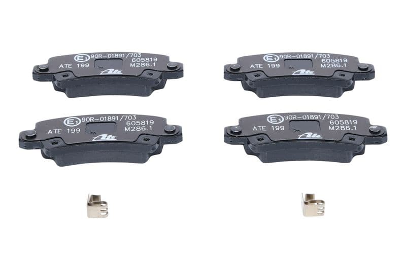 Remblokken set Achter , past: TOYOTA COROLLA 1.3-2.0D 03.01-03.08