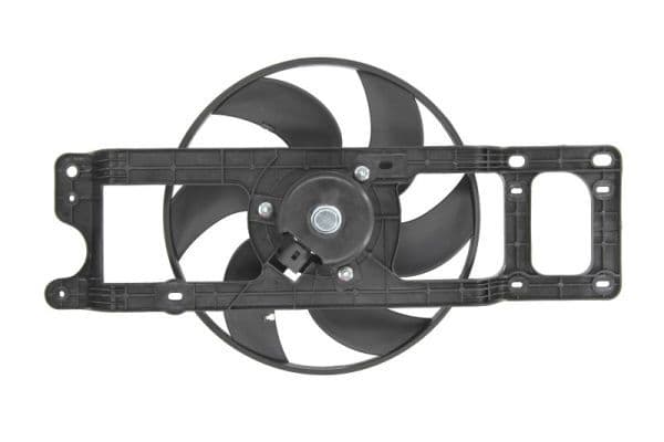 Radiatorventilator (met huisvesting) past: DACIA LOGAN  RENAULT CLIO II, KANGOO, KANGOO EXPRESS, LOGAN I 1.2-1.9D 08.97-