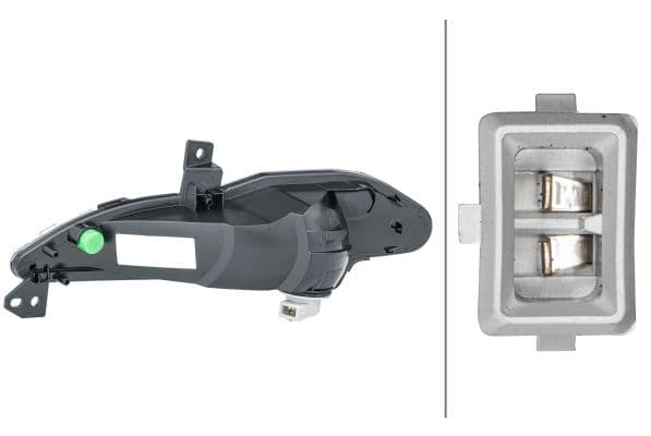 Knipperlicht voor Rechts (transparant, PY21W) past: PEUGEOT 308 II Hatchback / Stationwagon 09.13-06.21