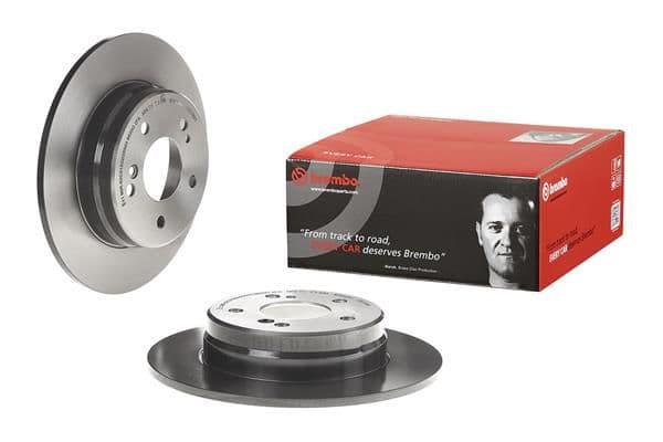 Brake disc Achter Links/Rechts past: MERCEDES 124 T-MODEL (S124), C (CL203), C (W202), C (W203), C T-MODEL (S202), CLC (CL203), CLK (A208), CLK (A209), CLK (C208), CLK (C209) 1.6-4.2 09.85-06.11