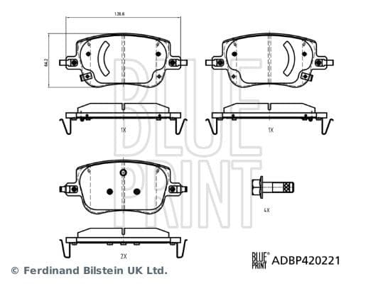 Brake Pad Set, disc brake
