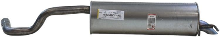 Uitlaatsysteem achterste geluiddemper past: SKODA RAPID 1.4 05.15-12.19