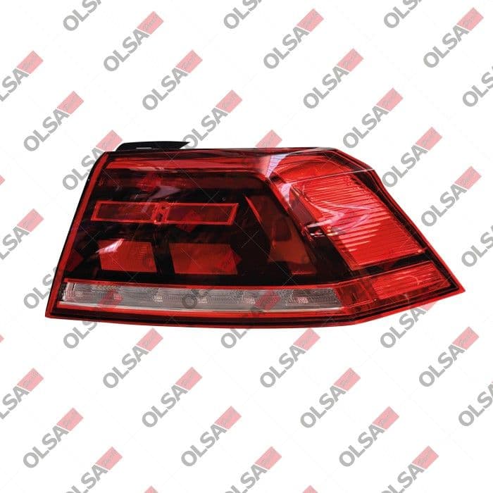 Achterlicht Rechts (extern, LED) past: VW PASSAT B8 FL Saloon 02.19-09.23
