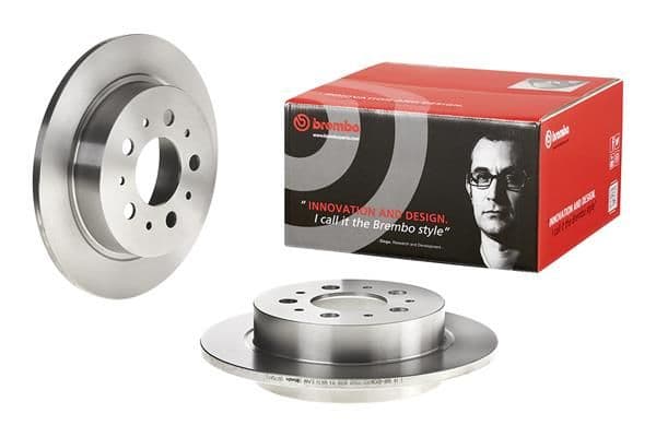 Brake disc Achter Links/Rechts past: VOLVO 780, 940, 940 II, 960, 960 II, S90 I, V90 I 2.0-2.9 04.86-12.98