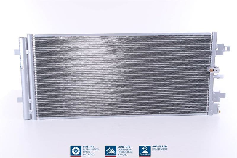 A/C condensator (met droger, (EN) additional fitting elements) past: AUDI A6 C7, A7 4.0 01.13-09.18