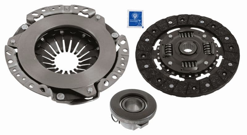 Koppelingskit met lager (200mm) past: CHEVROLET NIVA  FIAT 125  FSO 125P, POLONEZ I, POLONEZ II, POLONEZ III  LADA 1200-1500, 1200-1600, NIVA, NOVA, TOSCANA 1.2-1.9D 07.67-