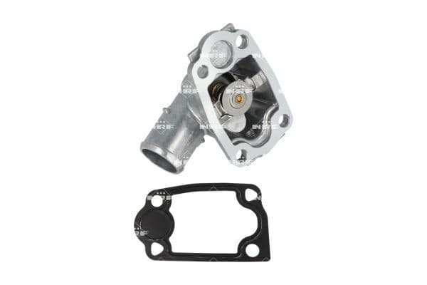 Thermostaat koelsysteem (79°C, met pakking, in huisvesting) past: IVECO DAILY IV, DAILY V, DAILY VI  CITROEN JUMPER III  FIAT DUCATO  PEUGEOT BOXER ELETTRICO-F30DTE(F1CE3481N) 04.06-