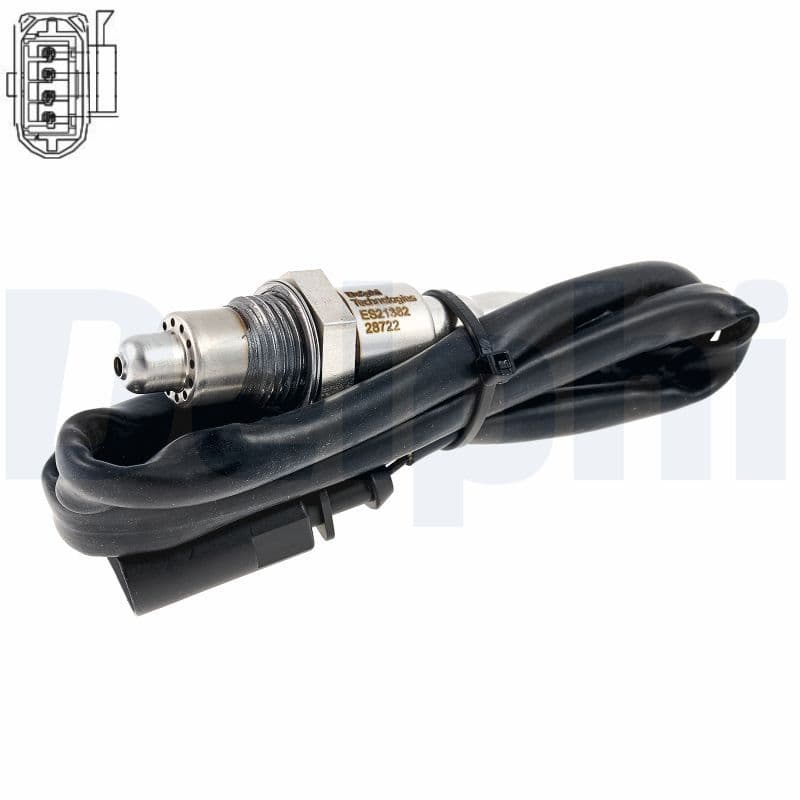 Lambda sonde (655mm) past: SEAT IBIZA IV, IBIZA IV SC, IBIZA IV ST, TOLEDO IV  SKODA FABIA III, FABIA III PRAKTIK, RAPID  VW POLO V 1.2 01.14-12.22