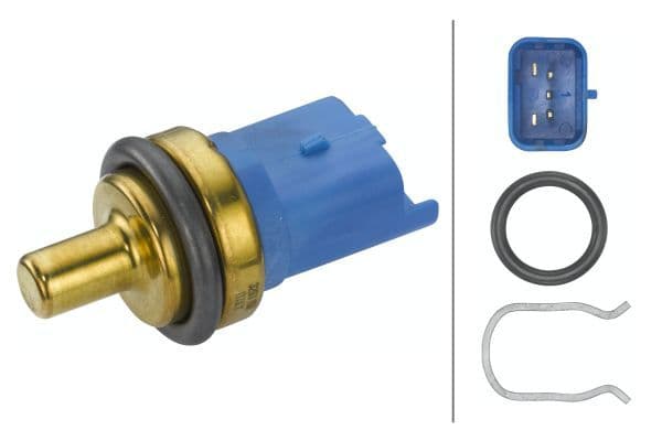 Koelvloeistoftemperatuursensor (aantal pinnen: 3, blauw) past: CITROEN BERLINGO, JUMPER I, JUMPER II, XSARA  FIAT DUCATO  PEUGEOT 206, 306, BOXER, PARTNER 2.0D/2.2D 02.99-12.11