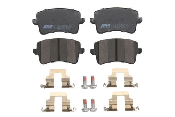 Remblokken set Achter , past: AUDI A4 ALLROAD B8, A4 ALLROAD B9, A4 B7, A4 B8, A5, Q5 1.8-4.2 06.06-