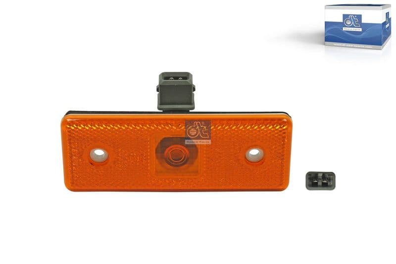 Markeringslichten Links/Rechts  Geel  hoogte 41  breedte 110  12/24V