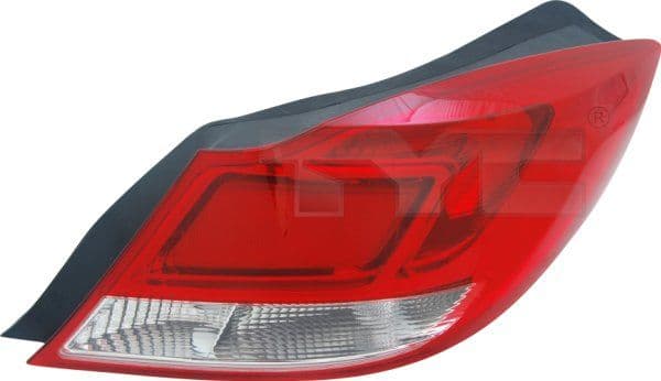 Achterlicht Links (P21W/R10W, kleur indicator wit, kleur van het glas red) past: OPEL INSIGNIA A Hatchback 07.08-05.13