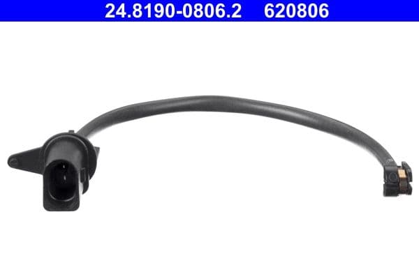 Warning Contact, brake pad wear