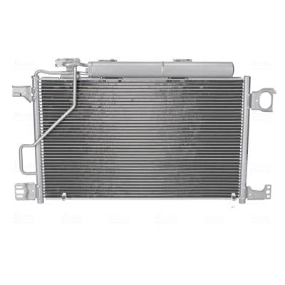 A/C condensator (met droger, (EN) additional fitting elements) past: MERCEDES C (CL203), C T-MODEL (S203), C (W203), CLC (CL203), CLK (A209), CLK (C209) 1.8-5.5 05.00-06.11