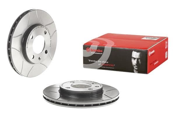 Brake disc, BREMBO Max, 1pcs, Cut, Voor   Links/Rechts, buitendiameter 239 mm, dikte 20 mm, past: AUDI 80 B1, 80 B2, 80 B3, COUPE B2  SEAT CORDOBA, CORDOBA VARIO, IBIZA II 1.0-2.8 09.73-07.06