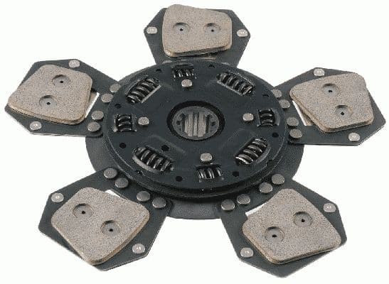 Koppelingsplaat/plaat (295mm) past: CASE IH 500, 600, 700, 800  HIEBLE 500, 600, 700