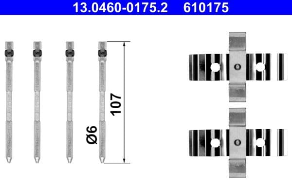 Accessory Kit, disc brake pad