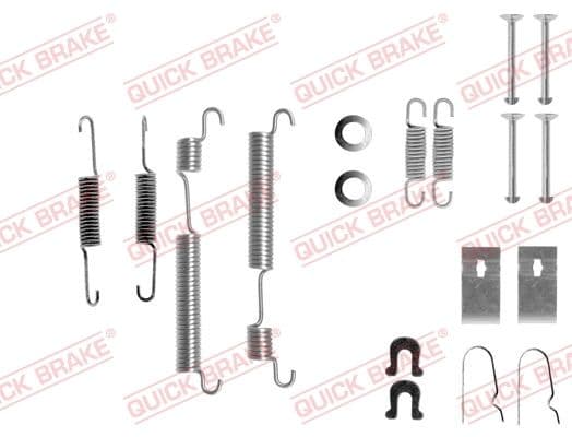 Accessory Kit, brake shoes